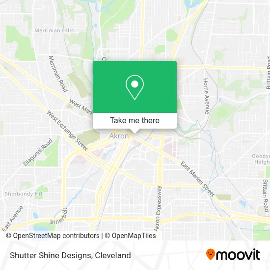 Shutter Shine Designs map