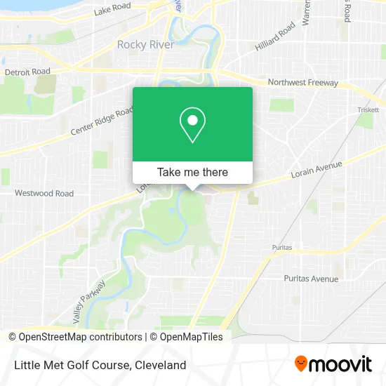 Little Met Golf Course map