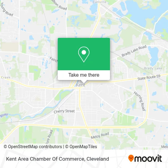 Kent Area Chamber Of Commerce map