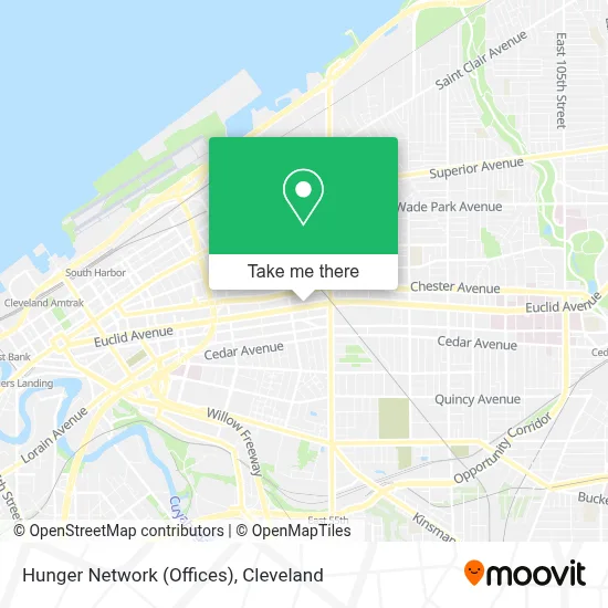 Hunger Network (Offices) map