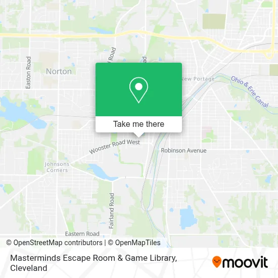 Masterminds Escape Room & Game Library map