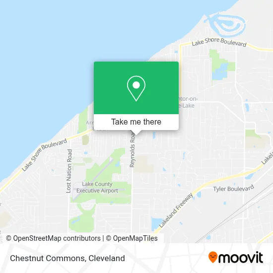 Chestnut Commons map