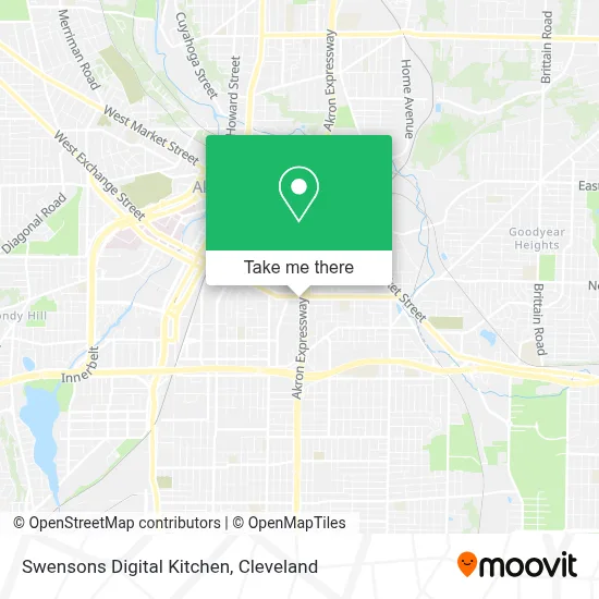 Swensons Digital Kitchen map