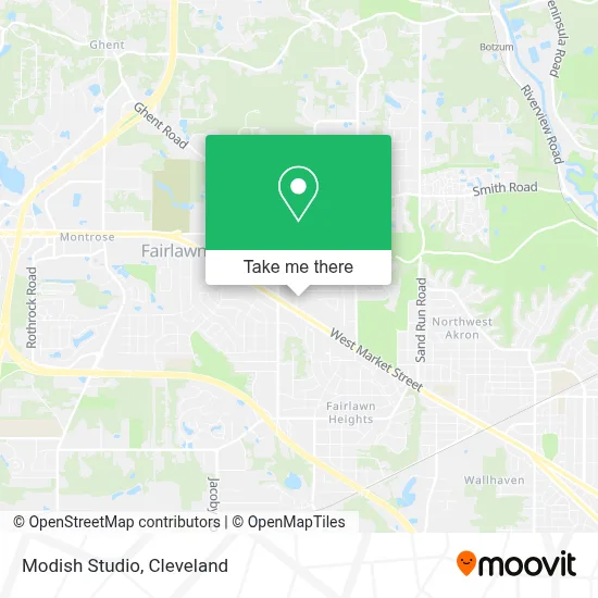 Modish Studio map