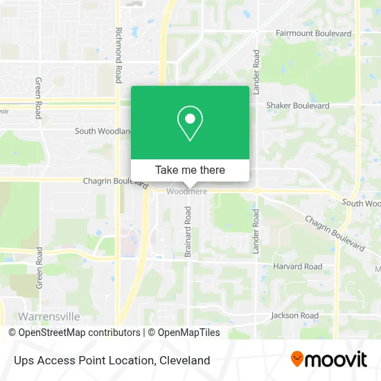 Ups Access Point Location map
