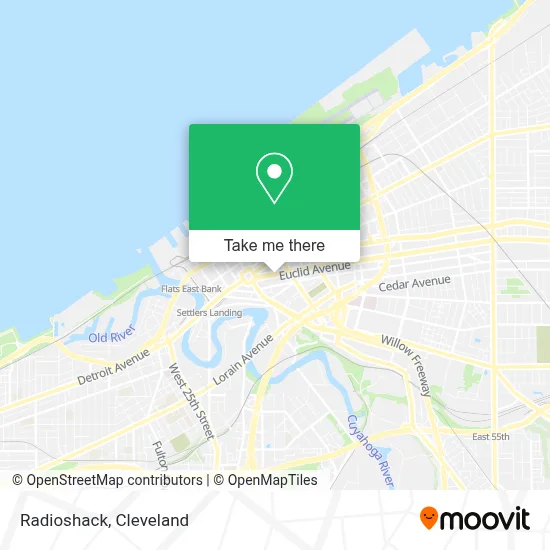 Radioshack map