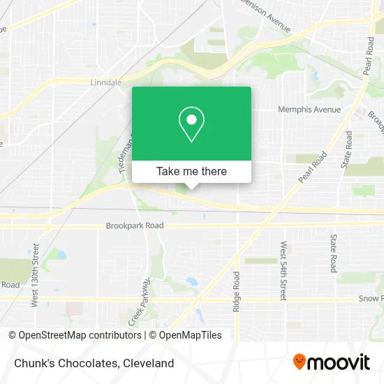 Chunk's Chocolates map
