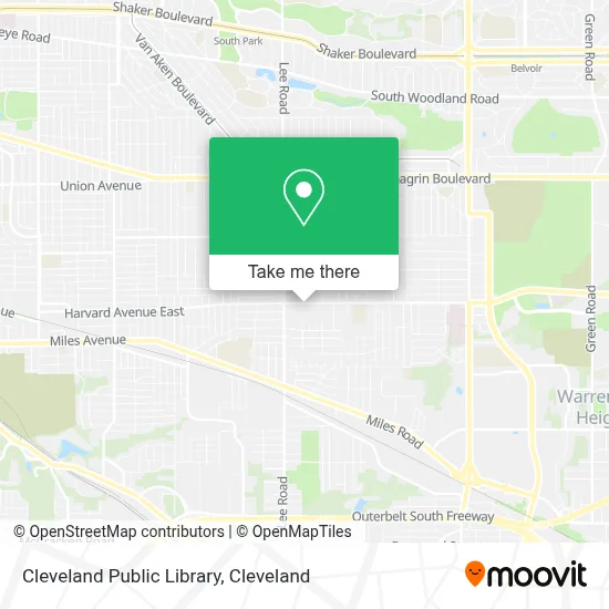 Cleveland Public Library map