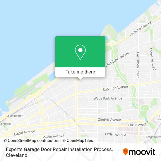 Experts Garage Door Repair Installation Process map