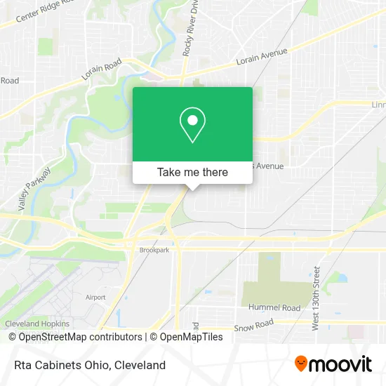 Rta Cabinets Ohio map