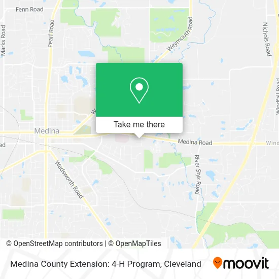 Medina County Extension: 4-H Program map