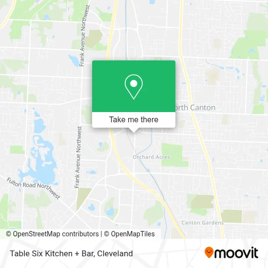 Table Six Kitchen + Bar map
