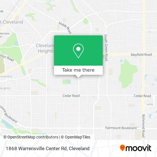 1868 Warrensville Center Rd map