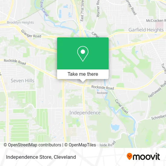 Independence Store map