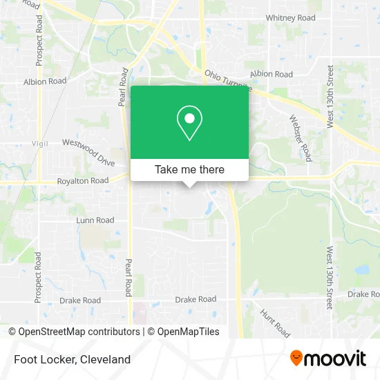 Foot Locker map