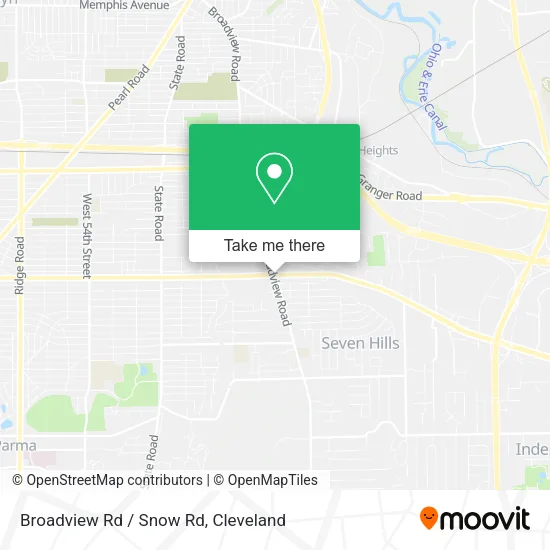 Mapa de Broadview Rd / Snow Rd