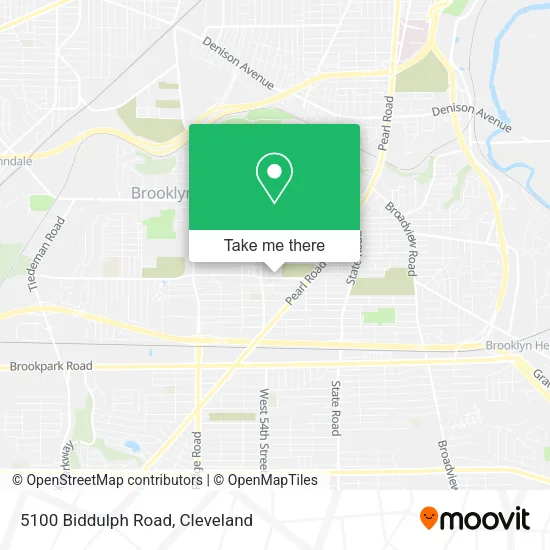 Mapa de 5100 Biddulph Road