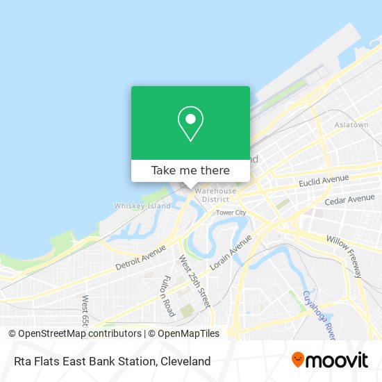Mapa de Rta Flats East Bank Station