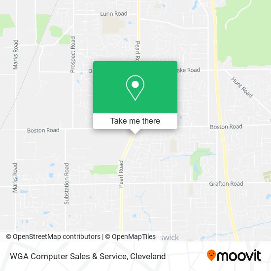 WGA Computer Sales & Service map