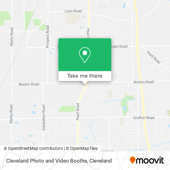 Cleveland Photo and Video Booths map