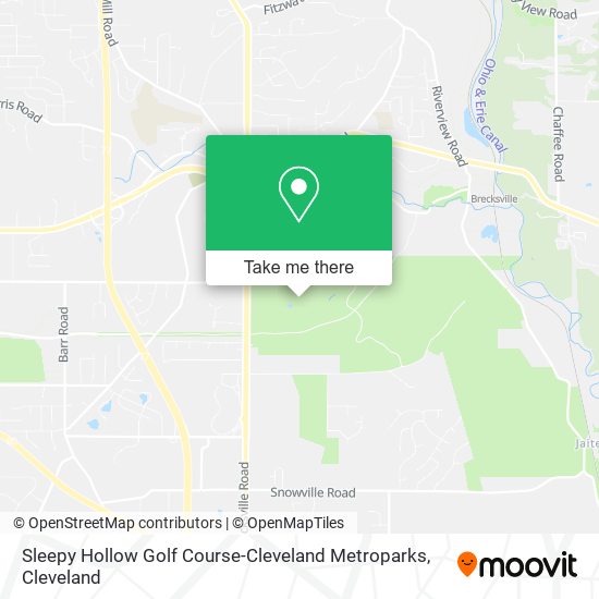 Sleepy Hollow Golf Course-Cleveland Metroparks map