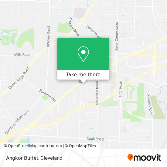 Angkor Buffet map