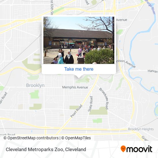 Cleveland Metroparks Zoo map