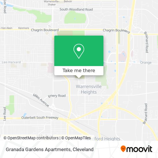Granada Gardens Apartments map
