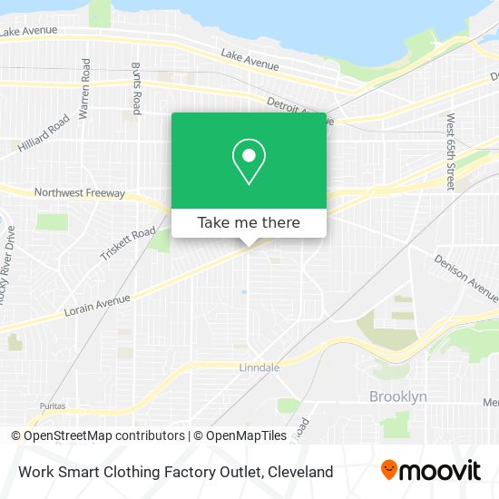 Mapa de Work Smart Clothing Factory Outlet