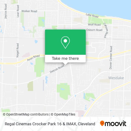 Regal Cinemas Crocker Park 16 & IMAX map