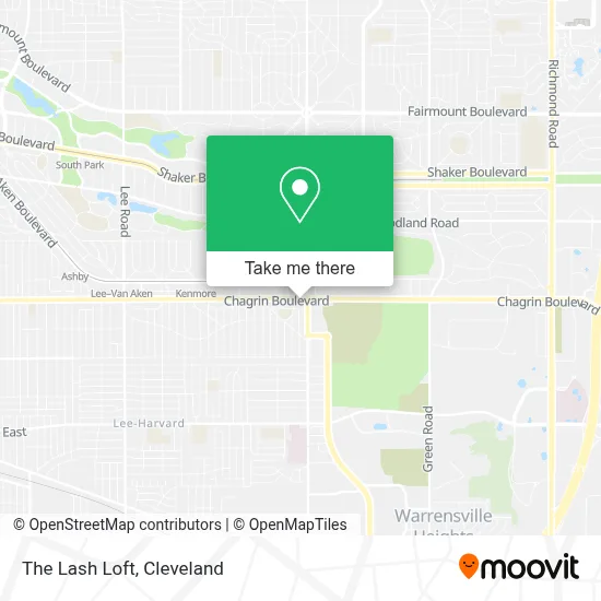 The Lash Loft map