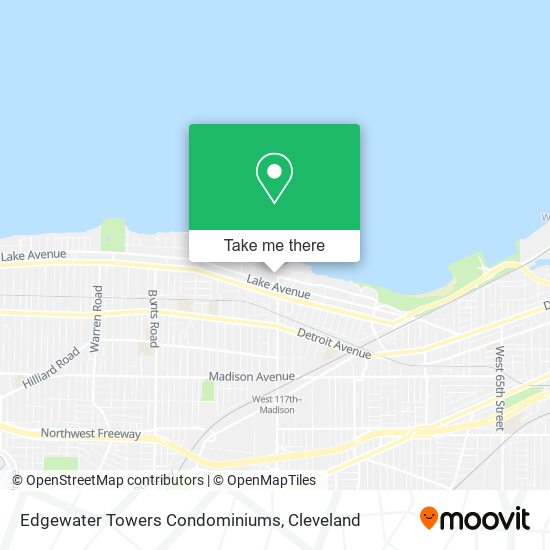 Edgewater Towers Condominiums map