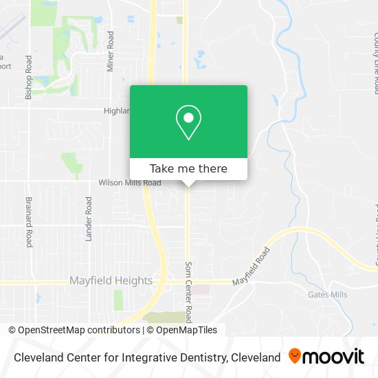 Cleveland Center for Integrative Dentistry map
