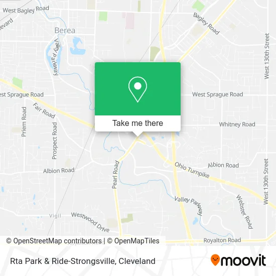 Rta Park & Ride-Strongsville map