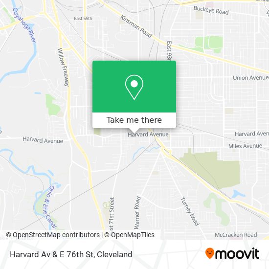Mapa de Harvard Av & E 76th St