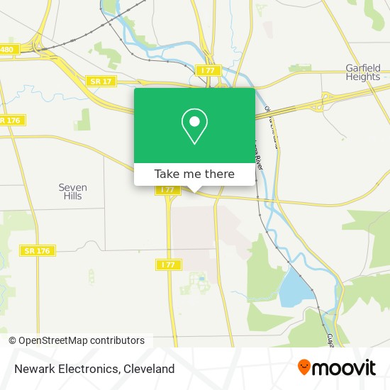 Newark Electronics map