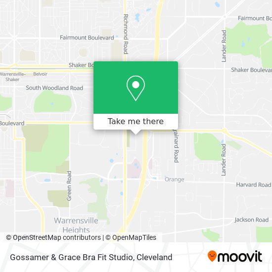 Gossamer & Grace Bra Fit Studio map