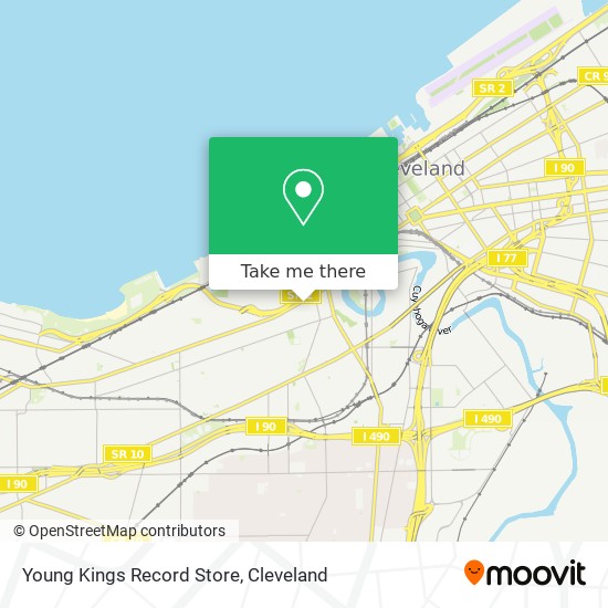 Mapa de Young Kings Record Store