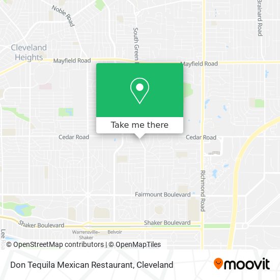 Don Tequila Mexican Restaurant map