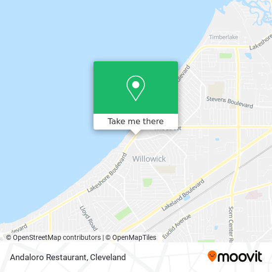 Andaloro Restaurant map