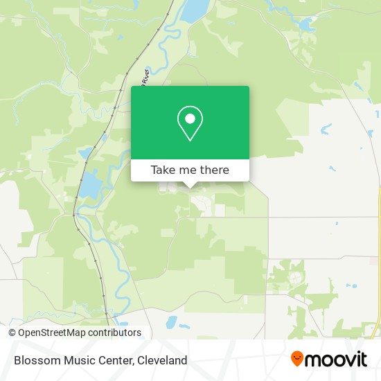 Blossom Music Center Parking Map How To Get To Blossom Music Center In Cuyahoga Falls By Bus?