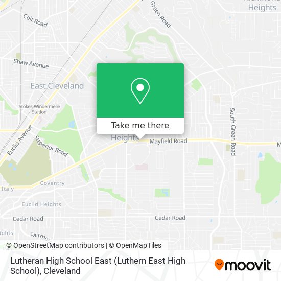 Lutheran High School East map