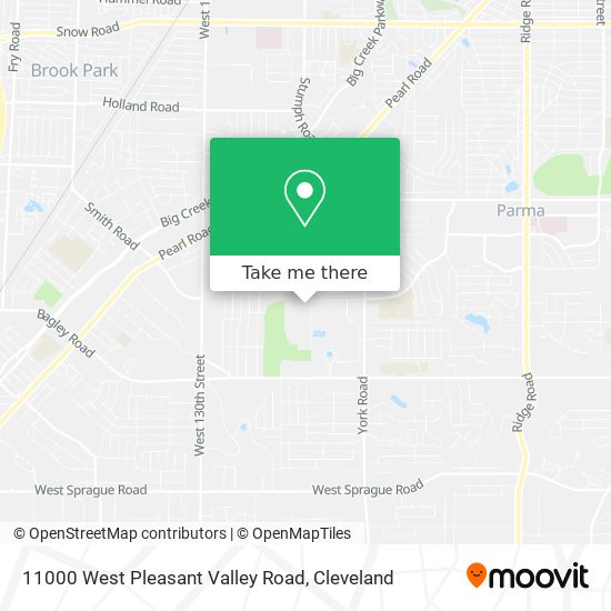 Mapa de 11000 West Pleasant Valley Road