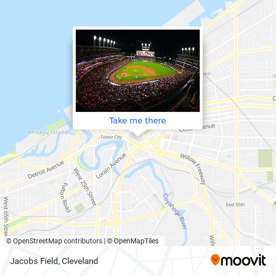 Jacobs Field map