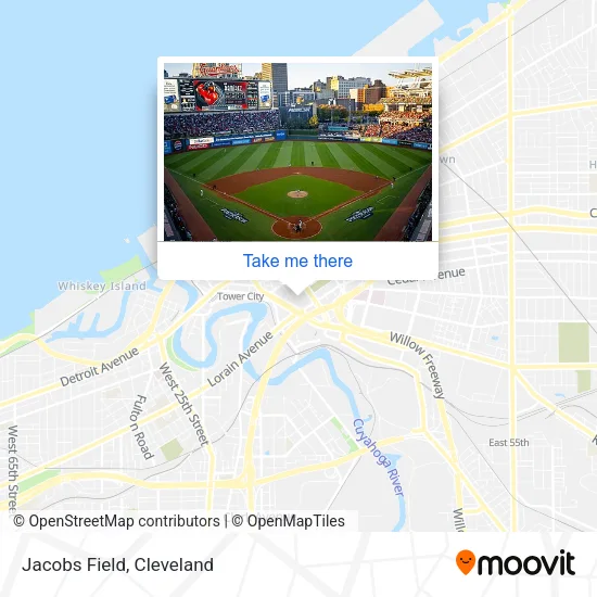Mapa de Jacobs Field