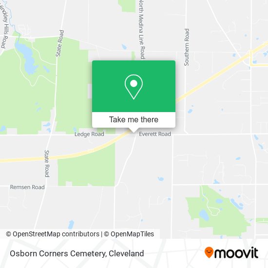 Osborn Corners Cemetery map