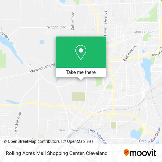 Rolling Acres Mall Shopping Center map