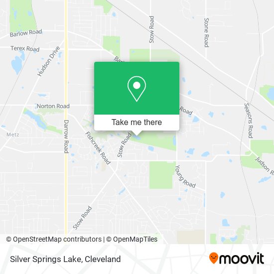 Silver Springs Lake map