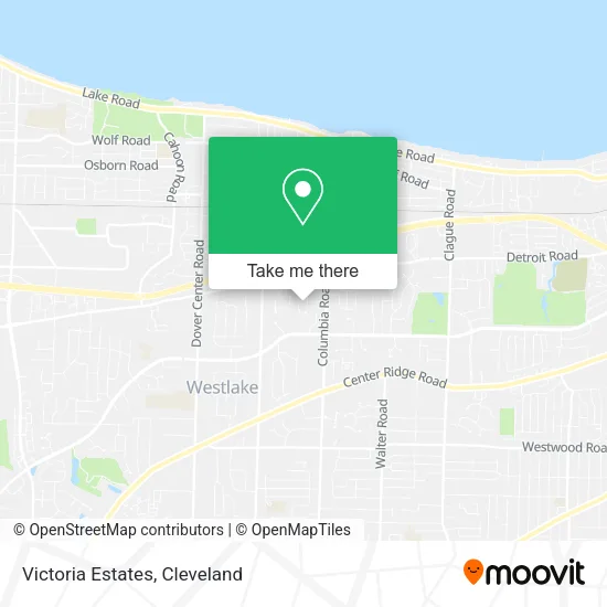 Victoria Estates map
