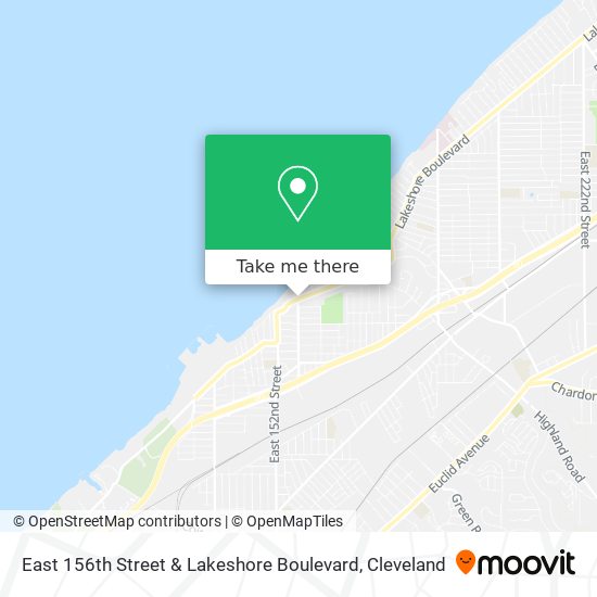 Mapa de East 156th Street & Lakeshore Boulevard